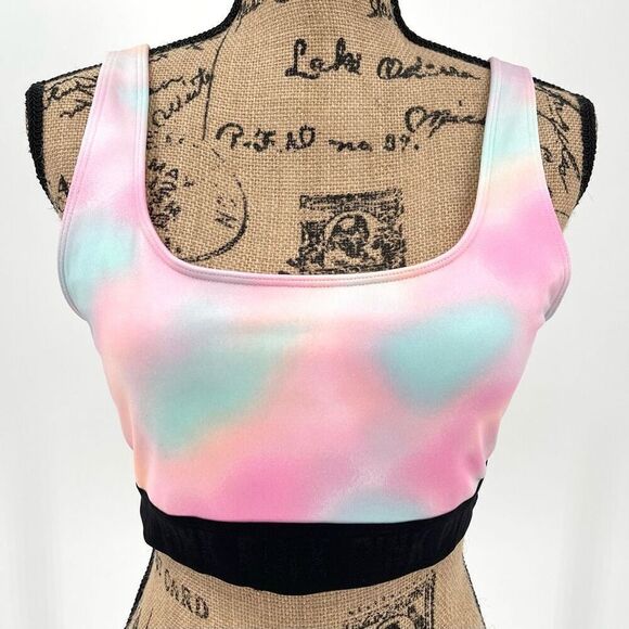 Victoria's Secret Pink Ultimate Lightly Lined Gym To Swim Sports Bra Pink Large - Picture 1 of 9